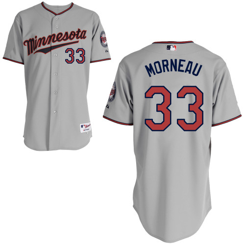 80% Discount Minnesota Twins 33 Justin Morneau Grey Cool Base MLB Jersey Baseball MLB Jerseys